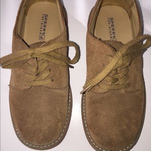 Boy’s buck suede dress shoe
